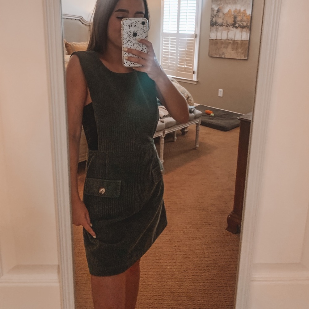 green velvet jumper